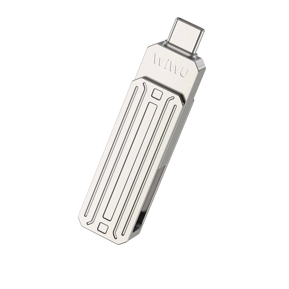 Wiwu Wi-FD001 3in1 USB3.2 Sürücü Disk USB-A + Lightning + Type-C OTG 64 GB Wiwu Wi-FD001 3in1 USB3.2 Sürücü Disk USB-A + Lightning + Type-C OTG 64 GB